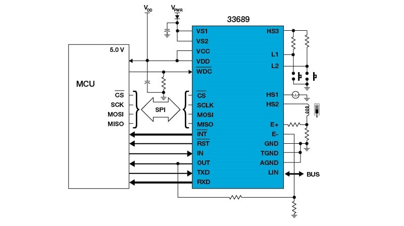 MC33689 Simplified Application Block Diagram