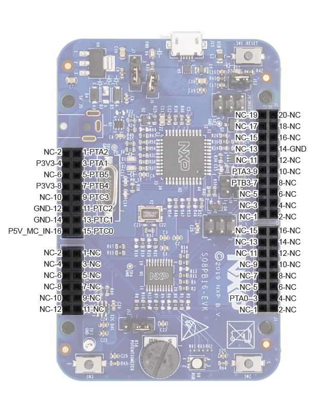 S08PB16-EVK-PINOUTS