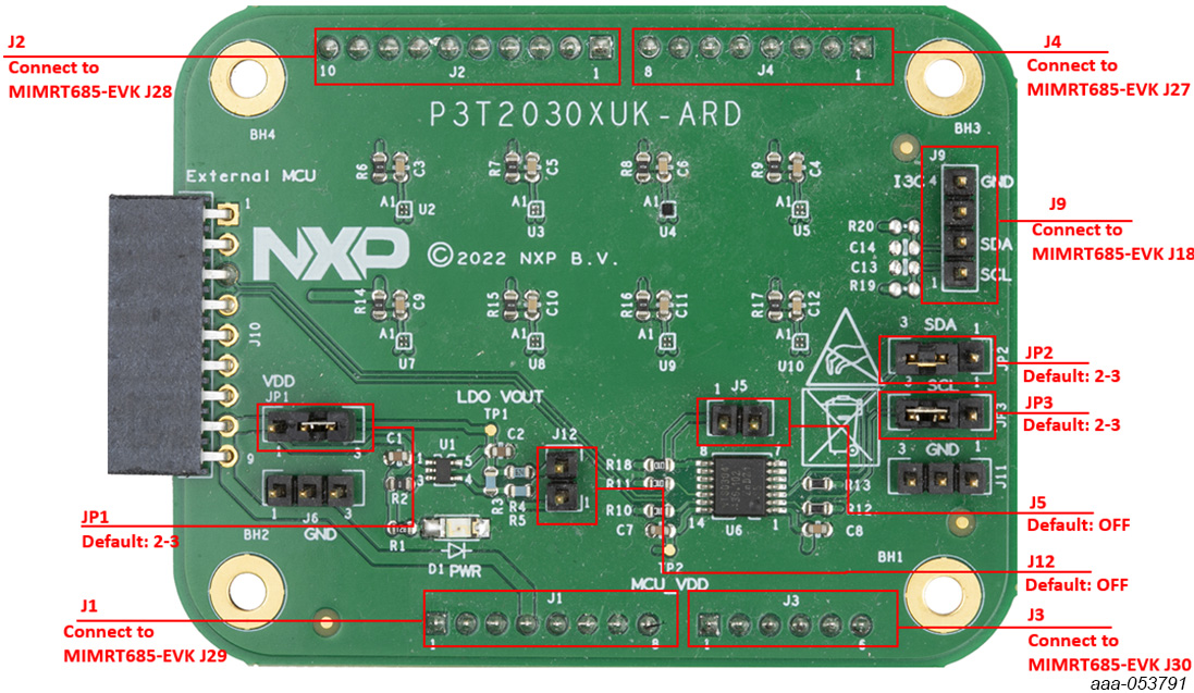 P3T2030XUK-ARD Evaluation Board