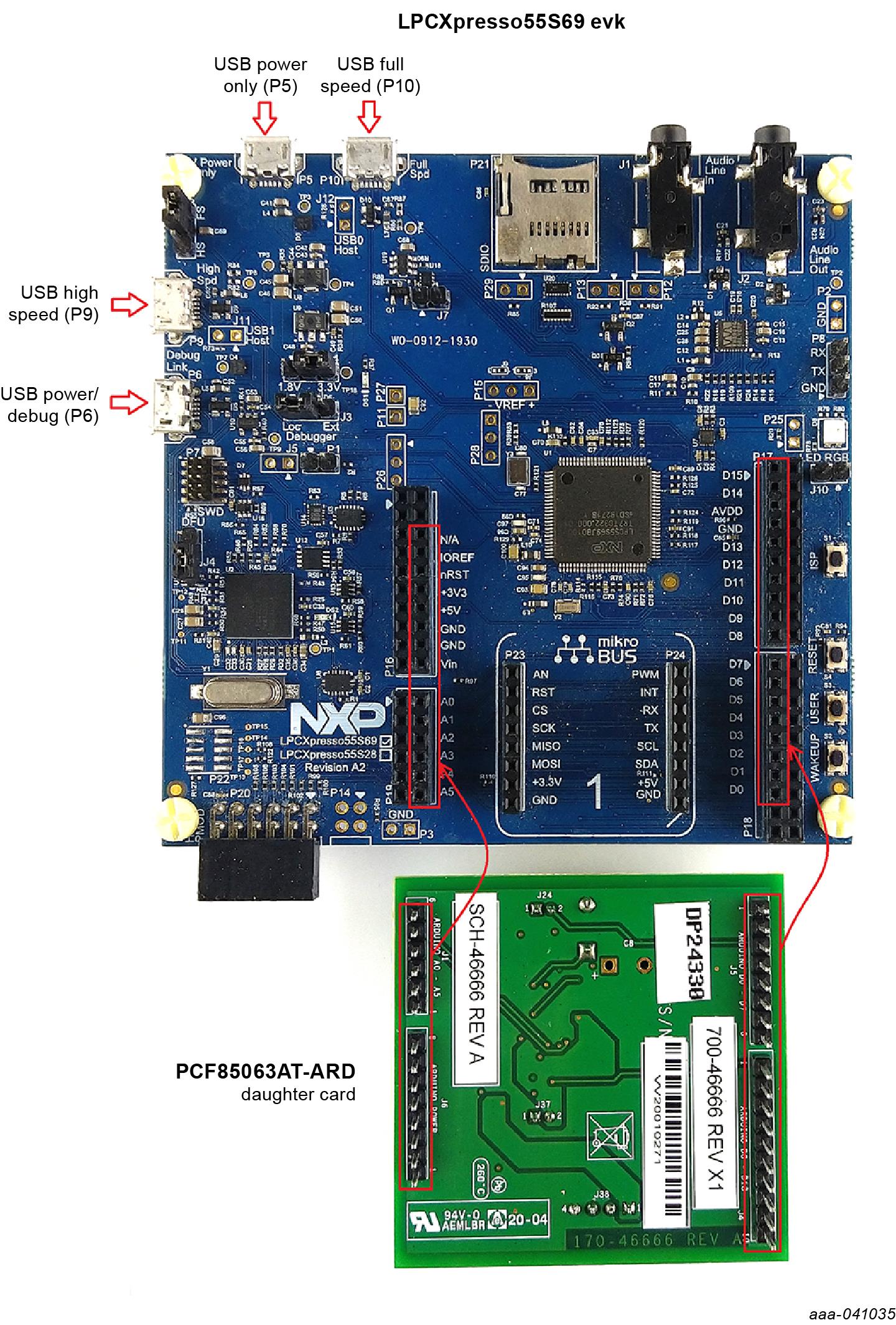 PCF85063AT-ARD Getting Started image reference