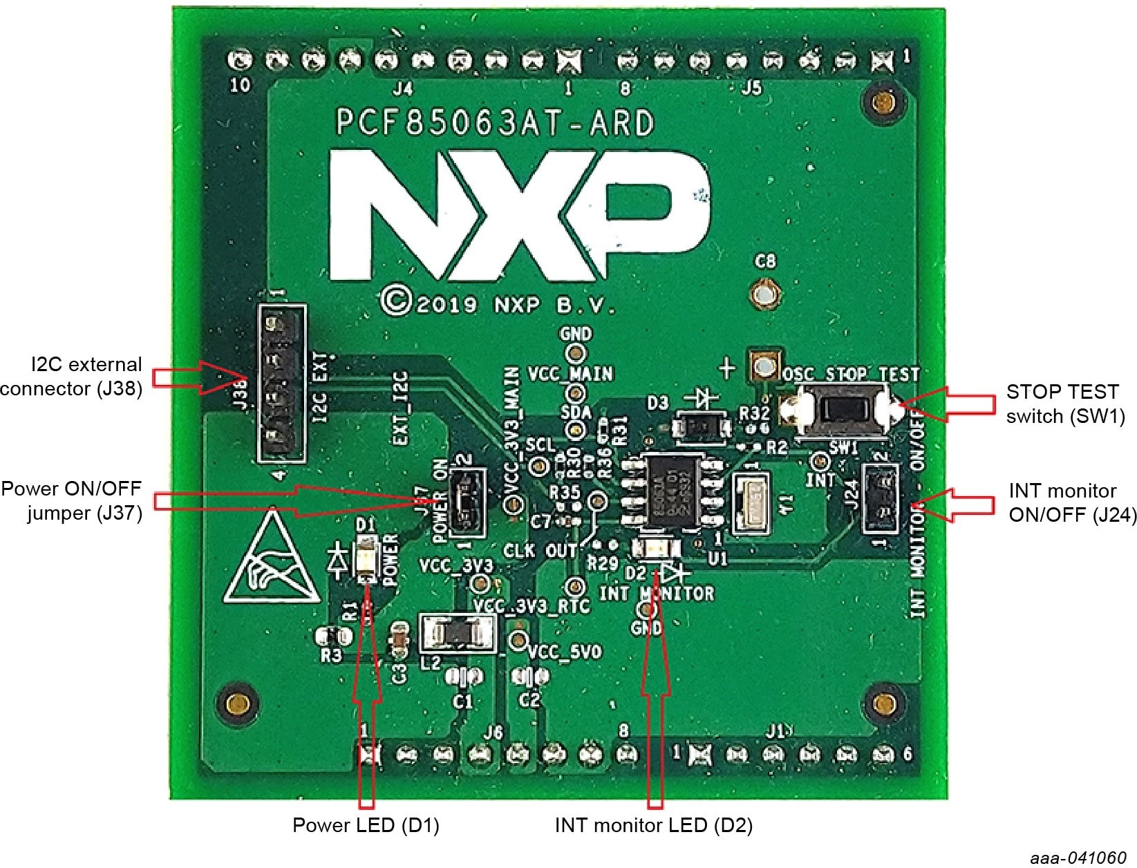PCF85063AT-ARD Getting Started image reference
