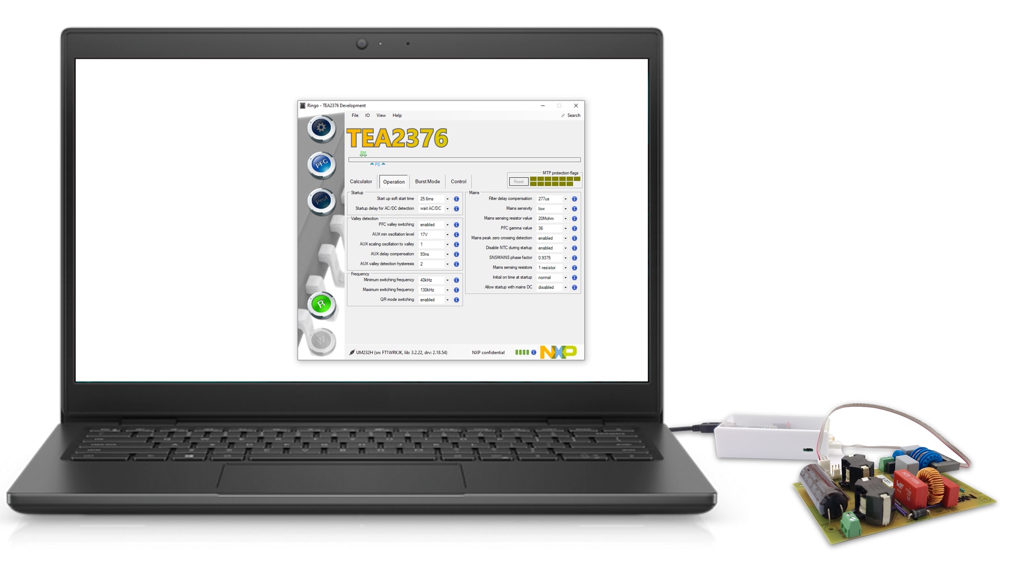 TEA2376DB1602 Setup