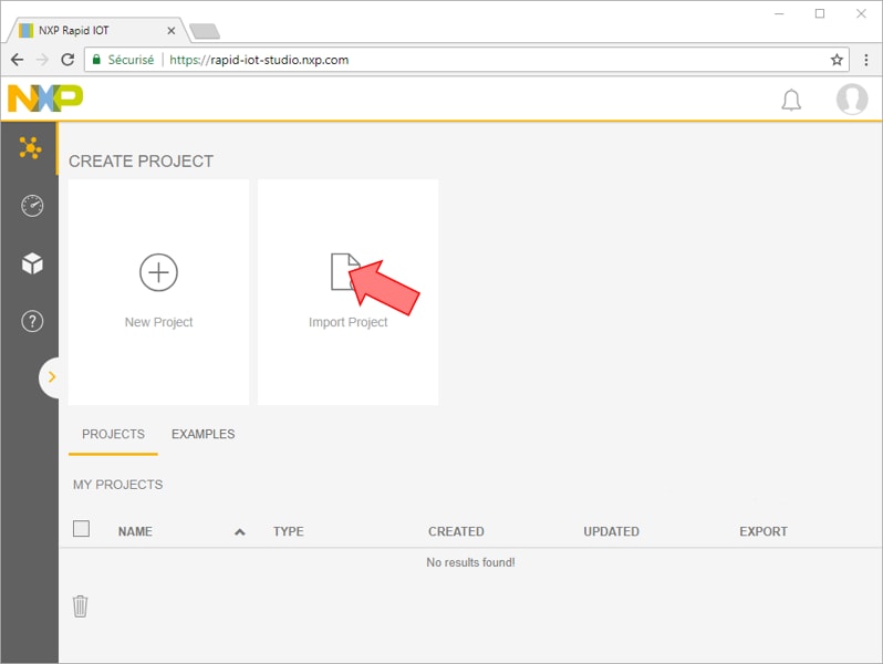 Figure 16.  Import Project Online