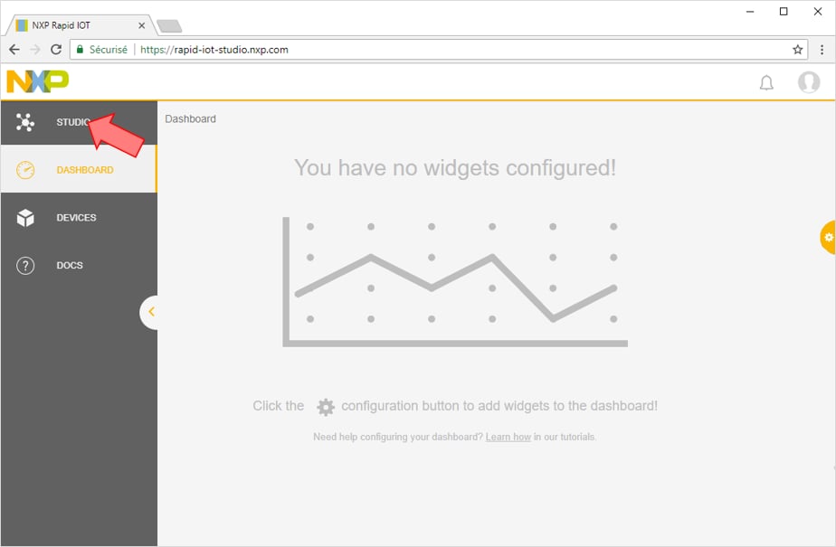 Figure 4.   Studio Shortcut