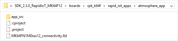 Figure 4.   Rapid IoT Atmosphere Out of Box Application