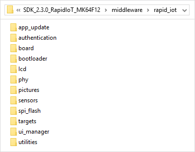 Figure 7.   Rapid IoT non-Atmosphere middleware