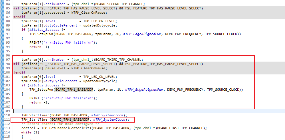 Clone an Example Project from MCUXpresso IDE