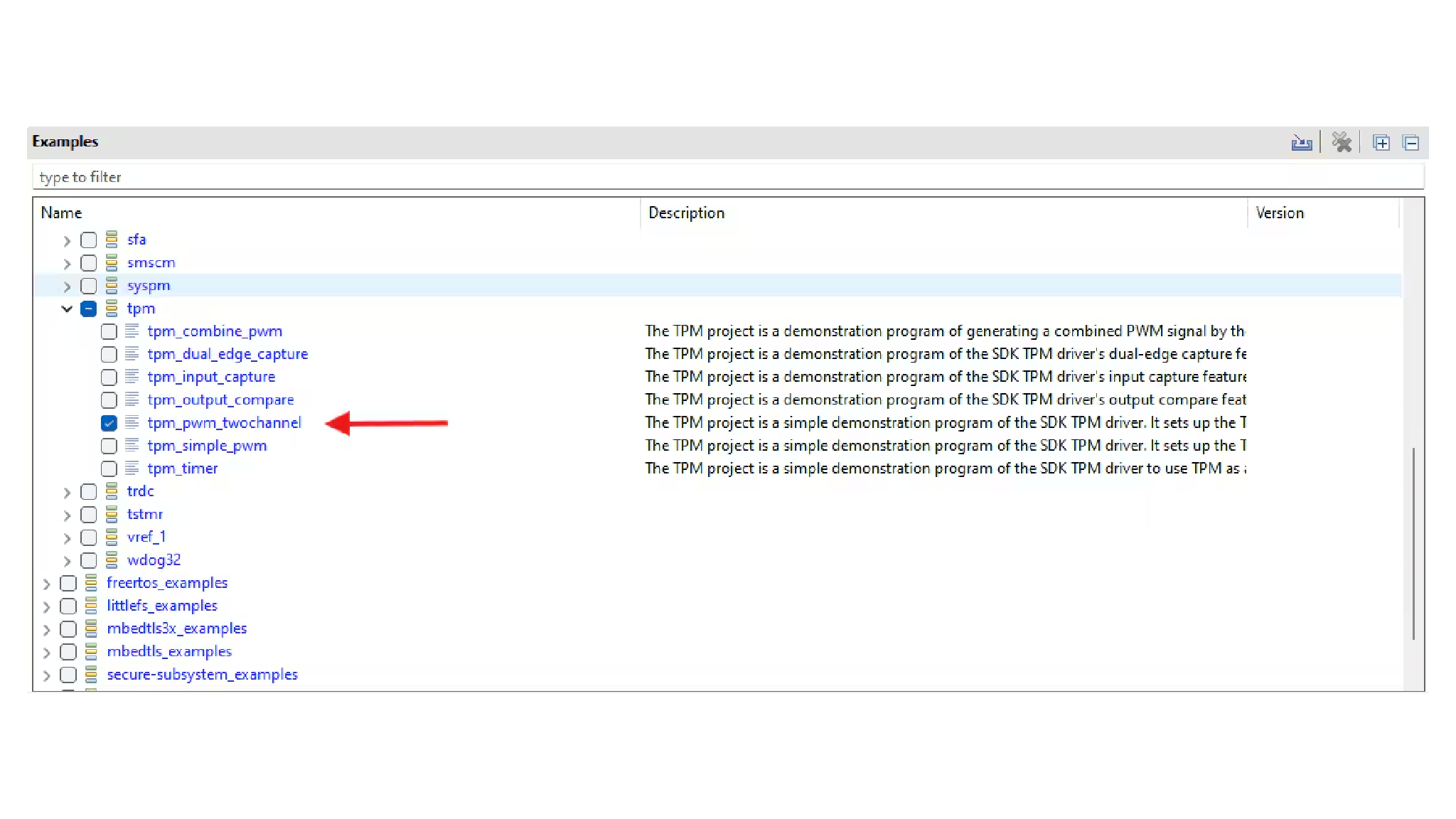 FRDM-MCXW71 TPM Examples