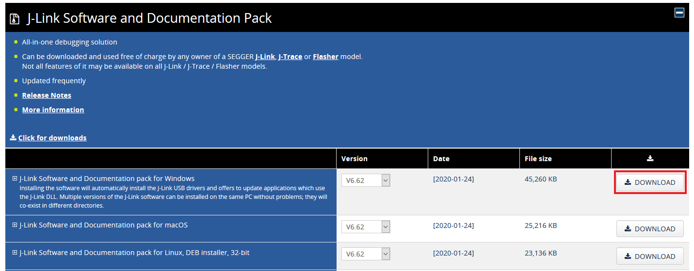 GS-MIMXRT685-DownloadJlink