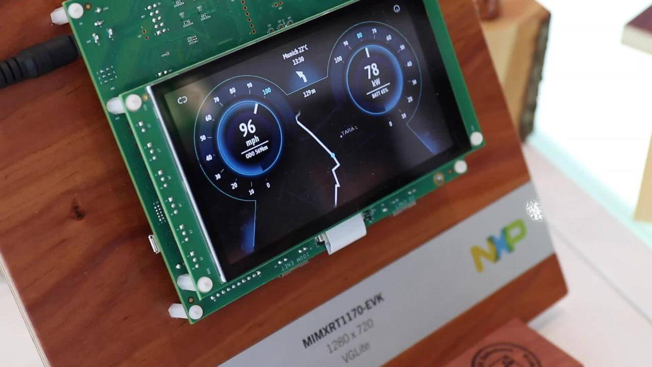 MCU Minutes: i.MX RT1170 E-Car Cluster Demo Using Embedded Wizard GUI Technology