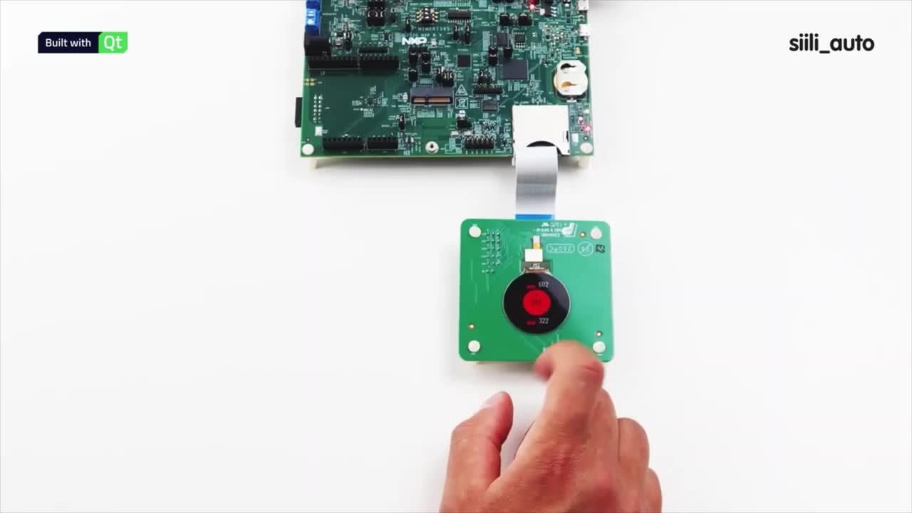 MCU Minutes: Wearable UI Demo Designed by Siili Auto using Qt Graphics Framework and i.MX RT595 MCUs
