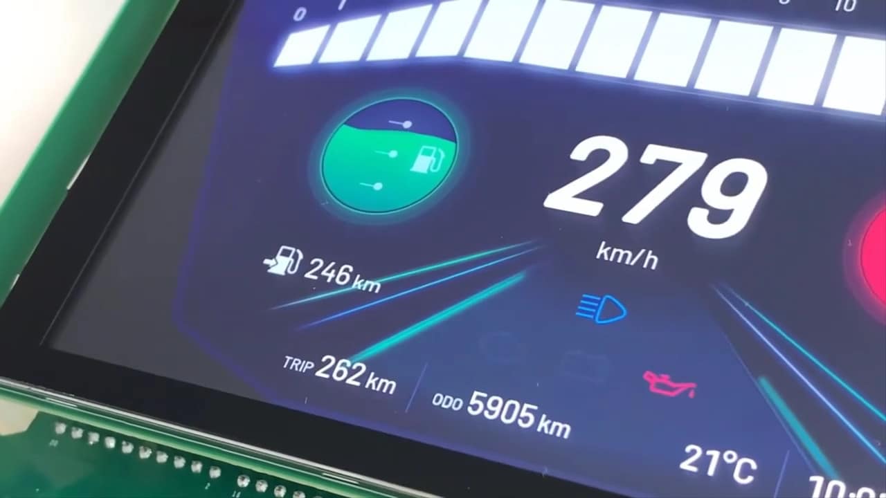 MCU Tech Minutes: Qt for MCUs - Motorcycle Instrument Cluster on NXP's i.MX RT1170 Crossover MCUs