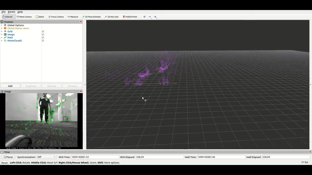 Autonomous Navigation with vSLAM, Based on the i.MX 8M Plus Applications Processor